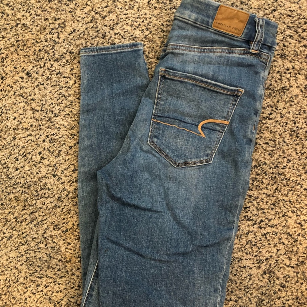 AE Curvy Highest Rise Jegging, size 2